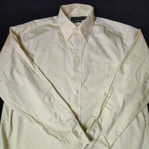 Lauren Ralph Lauren Men’s Non Iron Yellow Button Down Shirt 15.5 32/33 Large